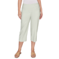 Womens Ruby Rd. Key Items Pull On Silky Tech Capris - image 1