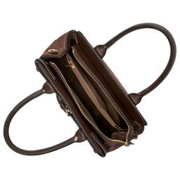 Matthew & Julian Belted Suede Satchel
