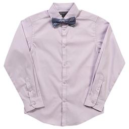 Boys (8-20) Van Heusen(R) Long Sleeve Stretch Solid Shirt & Tie Set