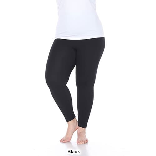 Plus Size White Mark Super Stretch Solid Leggings