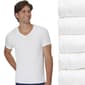 Mens Hanes Ultimate® Core 5pk. V-Neck Tee - White - image 2