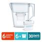 Aqua Optima Liscia Water Filter Pitcher Set w/ 6 Evolve+ Filters - image 8