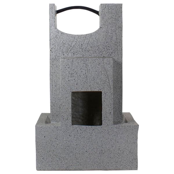 Northlight Seasonal 23in. Modern Style Rainfall Water Fountain