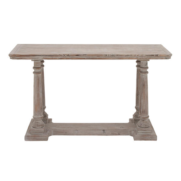 9th & Pike&#40;R&#41; Rectangular Textured Wood Console Table - image 