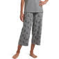 Womens HUE(R) Sweet Kitty Print Pajama Capris - image 1