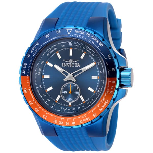 Mens Invicta Aviator Blue Dial Quartz Watch - 49310 - image 