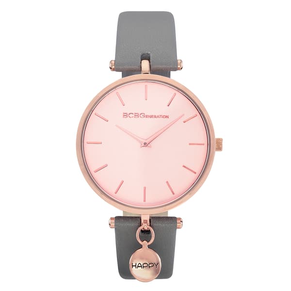 Womens BCBG MAXAZRIA Grey/Rose Gold Watch - GN51043004 - image 