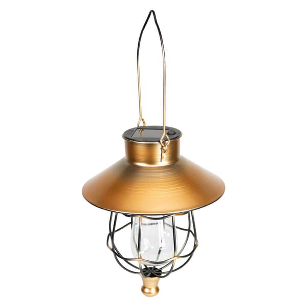 Northlight Seasonal 9in. Bronze Outdoor Hanging Solar Lantern