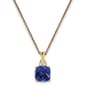 Gemstone Classics&#40;tm&#41; 14kt. Yellow Gold Sapphire Diamond Necklace - image 1