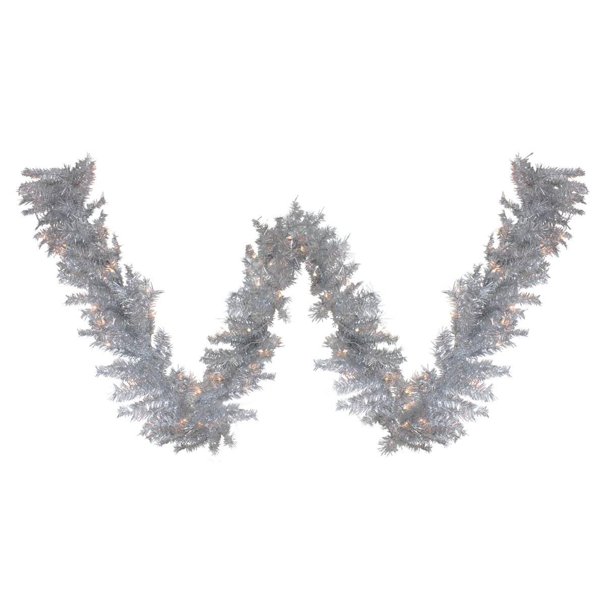 Northlight Seasonal Pre-Lit Tinsel Artificial Christmas...