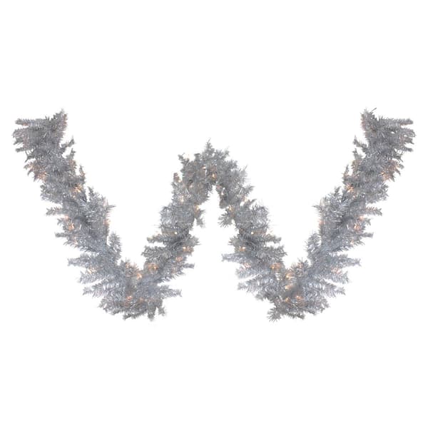 Northlight Seasonal Pre-Lit Tinsel Artificial Christmas Garland