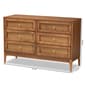 Baxton Studio Ramiel Modern Ash Walnut Wood 6-Drawer Dresser - image 10