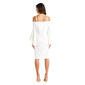 Womens R&M Richards Off the Shoulder Bell Sleeve Cocktail Dress - image 3