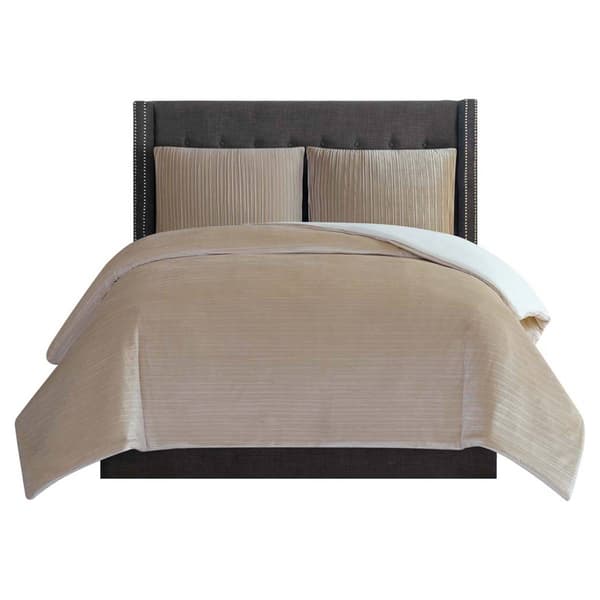Christian Siriano New York® Crinkle Velvet Duvet Cover Set