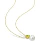 Gemstone Classics™ Freshwater Pearl & Peridot Pendant - image 4