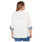 Plus Size Skye’s the Limit Fresh Start Scroll V-Neck Blouse - image 2