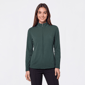 Plus Size Hasting & Smith Long Sleeve Mock Neck Zip Jacket - image 1