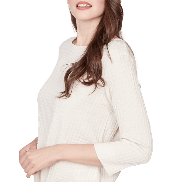 Womens Emaline Key Items 3/4 Sleeve Twist Front Knit Sweater