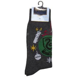 Mens Centric Brands Harry Potter(tm) Slytherin Christmas Crew Socks