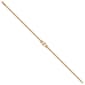 14kt. Gold Polished Dolphin Anklet - image 2