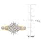 Diamond Classics™ 14kt. Gold 1/2ctw. Diamond Cluster Ring - image 5