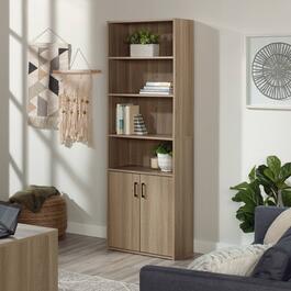 Sauder Beginnings Collection Bookcase With Doors