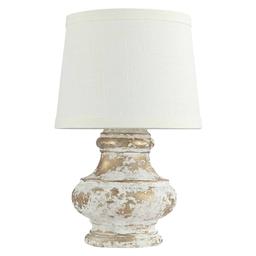9th & Pike(R) 12in. Gold and White Table Lamp