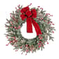 National Tree 22in. Frosted Traditions Greenery Window Wreath - image 1