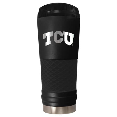 NCAA TCU Horned Frogs Powder Coated Stainless Steel Tumbler