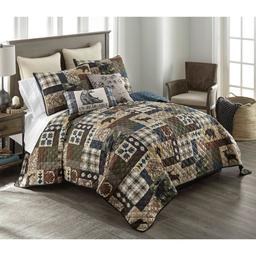 Donna Sharp Your Lifestyle Rustica 3pc. Reversible Quilt Set