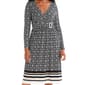 Womens Luxology Long Sleeve Side Buckle Sheath Dress - image 3