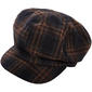 Womens Madd Hatter Plaid Newsboy Hat - image 1