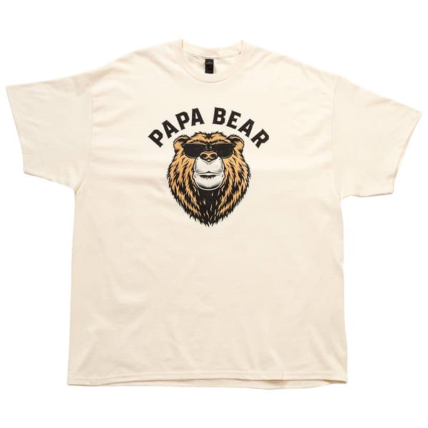 Mens Cool Papa Bear Short Sleeve Tee - image 