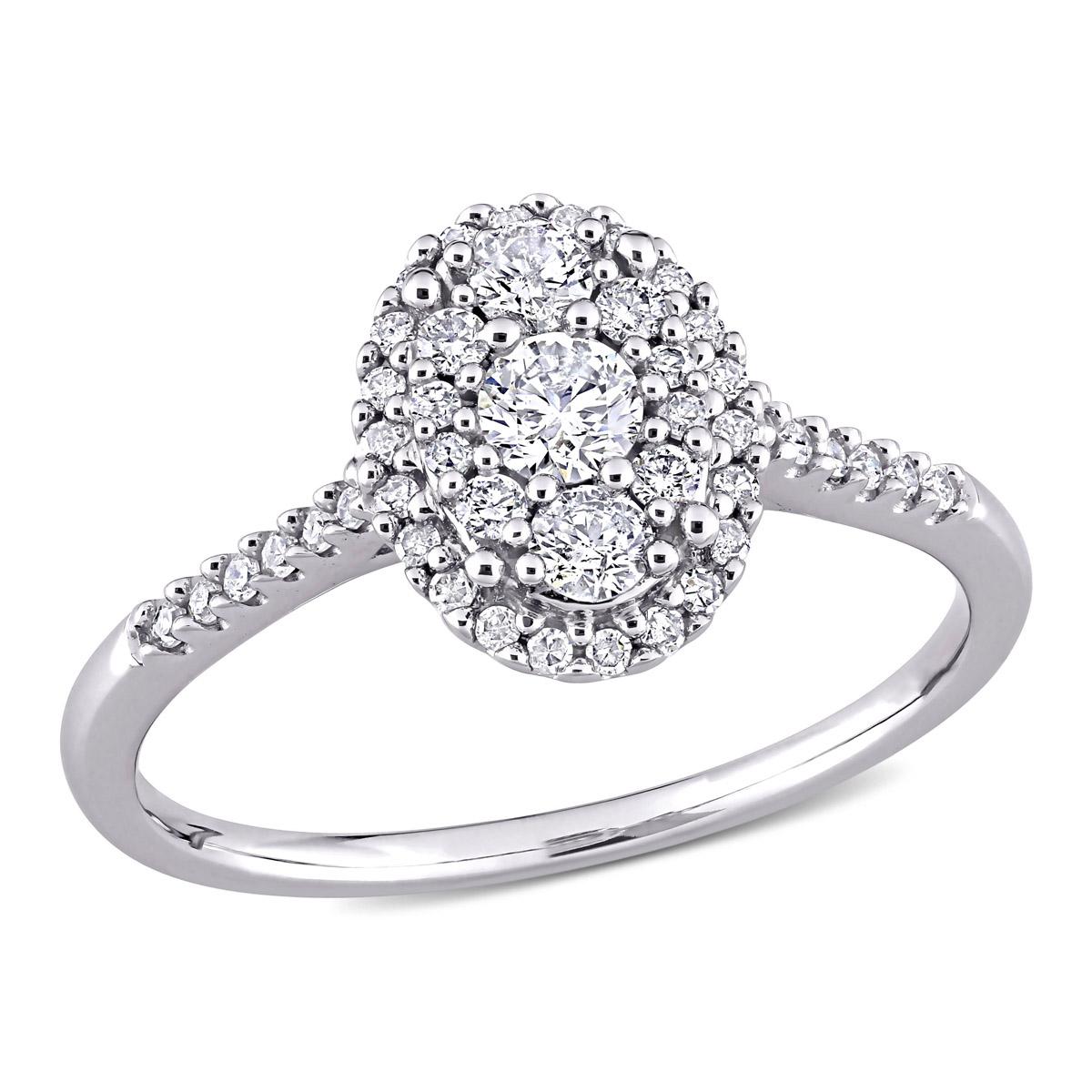 Diamond Classics™10kt. White Gold 1/2ctw. Diamond...