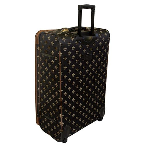 American Flyer Fleur De Lis 4pc. Luggage Set-Black