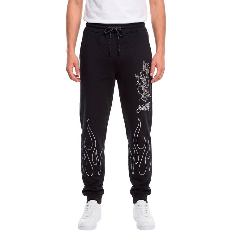 Young Mens SOUTHPOLE(R) Rhinestone Flames Joggers