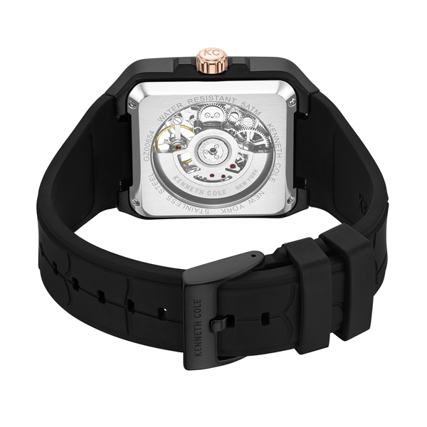 Mens Kenneth Cole New York® Automatic Black Watch - KCWGZ0065403