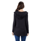 Womens 24/7 Comfort Apparel Lightweight Hooded Cardigan - image 3