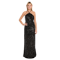 Juniors Morgan &amp; Co. Sequin Halter A-Line Dress - image 1