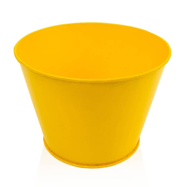 Alpine 24in. Yellow Flower Planter w/ Stand