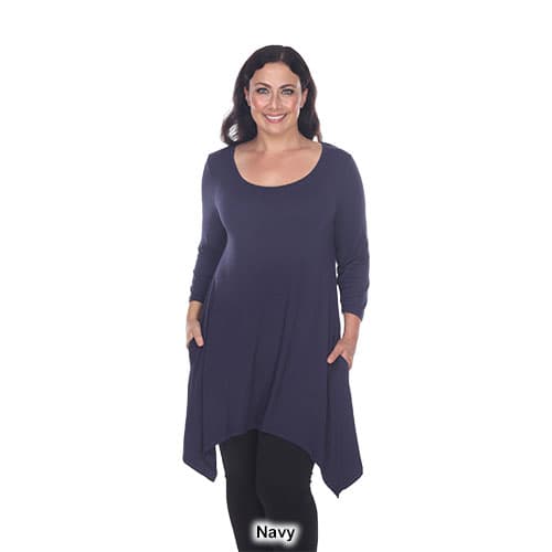 Plus Size White Mark Makayla Tunic