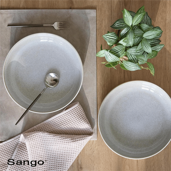 Sango Anderson Cream 10in. Large Ceramic Serving Bowl - Set of 2