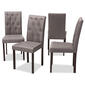 Baxton Studio Gardner Upholstered Dining Chairs - Set of 4 - image 4
