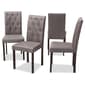 Baxton Studio Gardner Upholstered Dining Chairs - Set of 4 - image 4