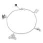 Enchanted by Disney Sterling Silver Cinderella Charm Bracelet - image 1