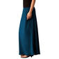 Womens Calvin Klein Pull On Solid Flared Satin Maxi Skirt - image 3