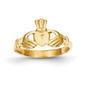 Gold Classics(tm) Thin 14kt. Yellow Gold Claddagh Ring - image 1