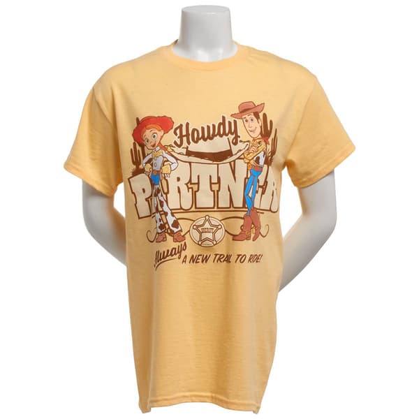 Juniors Hybrid Toy Story Woody & Jessie Partner Boyfriend Tee