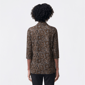 Plus Size Notations 3/4 Sleeve Paisley Print Hacci 2Fer Blouse - image 2
