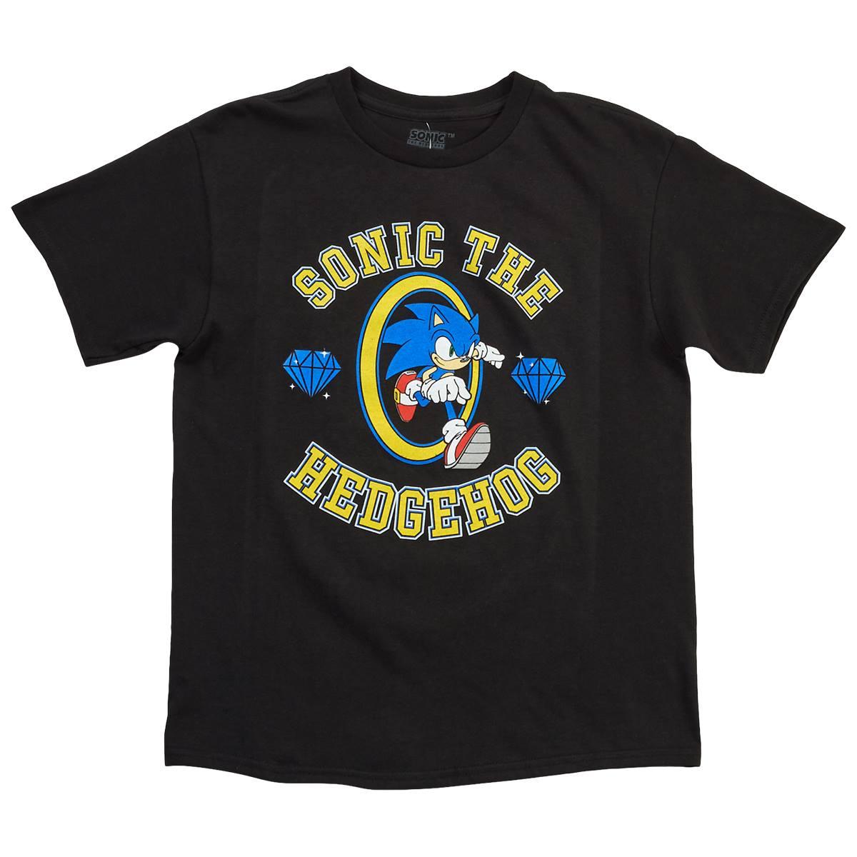 Boys (8-20) Sonic Short Sleeve Graphic Tee - Black